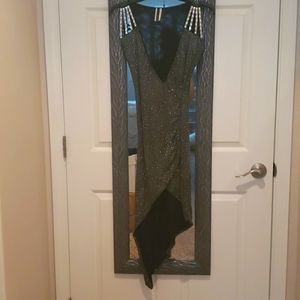 Beautiful black and silver sparkly dress